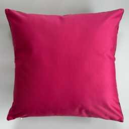 Silk Velvet Cushion Cover, Pink Ogival Turkish Jacquard Cushion, Ikat Decorative Pillowcase 16''x16''/40x40 cm - thumbnail 4