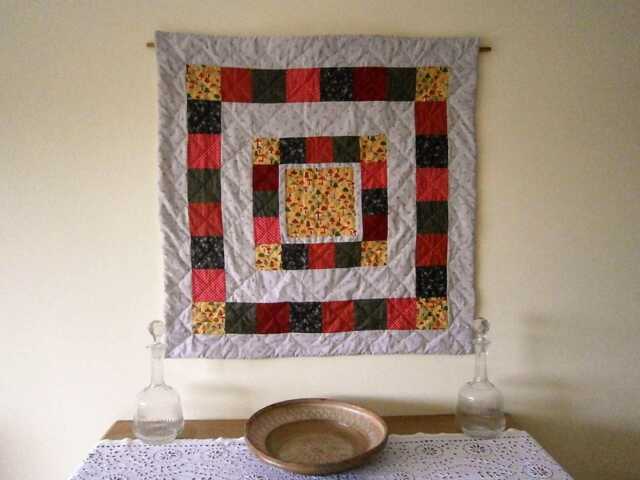 Patchwork Plaid, Hanging, Wall Decoration Or Plaid On A Sofa Armchair - image 1