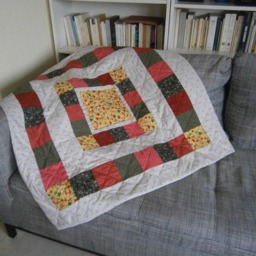 Patchwork Plaid, Hanging, Wall Decoration Or Plaid On A Sofa Armchair - thumbnail 2