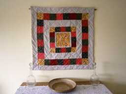Patchwork Plaid, Hanging, Wall Decoration Or Plaid On A Sofa Armchair - thumbnail 1