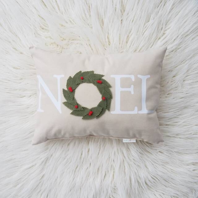 Christmas Noel Pillow, Home D??cor, Boho Holiday Gift Decoration, Noel - image 1