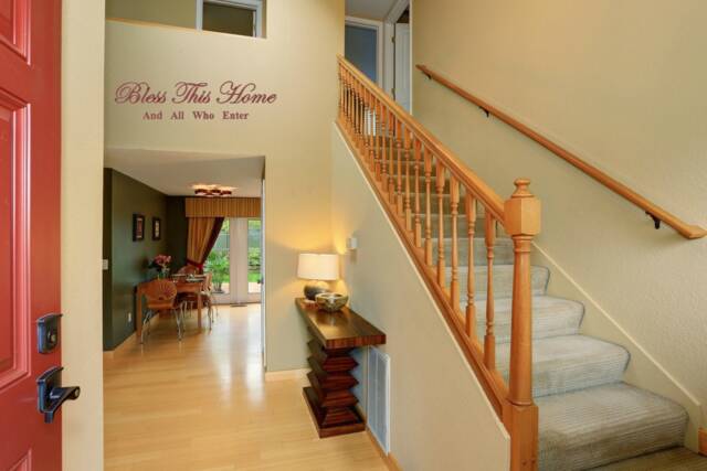Bless This Home & All Who Enter. Vinyl Wall Decal - image 1