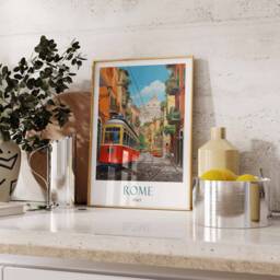 Rome Travel Print, Poster, Italy Wall Art, Decor, Gift, Art Italian Decor - thumbnail 2