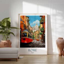 Rome Travel Print, Poster, Italy Wall Art, Decor, Gift, Art Italian Decor - thumbnail 3