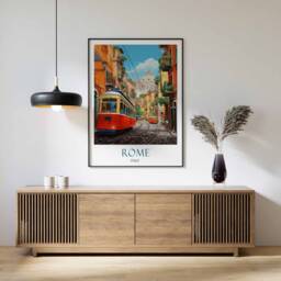 Rome Travel Print, Poster, Italy Wall Art, Decor, Gift, Art Italian Decor - thumbnail 1