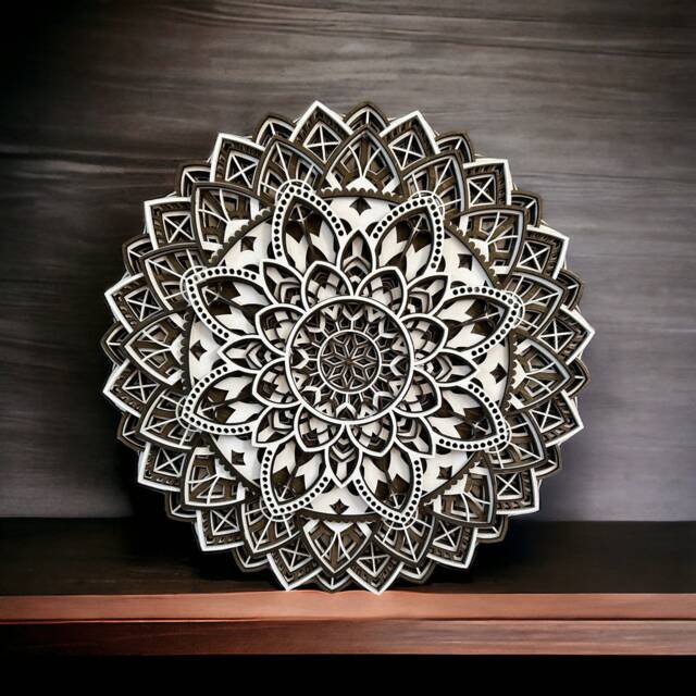 Multilayered Mandala Wall Art - image 1