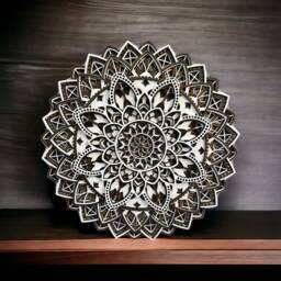 Multilayered Mandala Wall Art - thumbnail 1