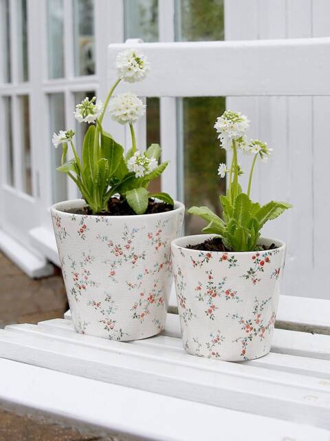 Poppies & Corn Flowers Plant Pot - image 1