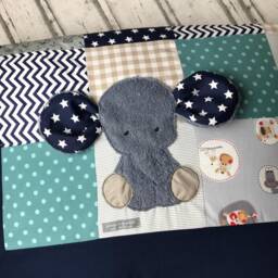 Baby Blanket/Crawling Blanket Patchwork Elephant Krd3080 - thumbnail 2