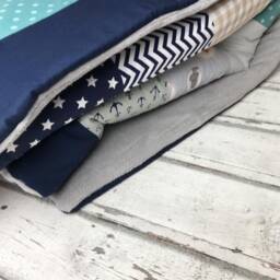 Baby Blanket/Crawling Blanket Patchwork Elephant Krd3080 - thumbnail 3