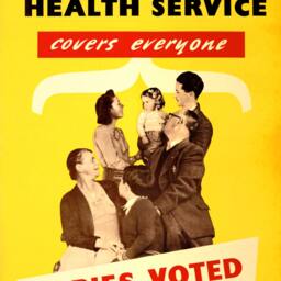 Reprint Of A 1948 British Labour Party Political Poster About The Nhs - thumbnail 3
