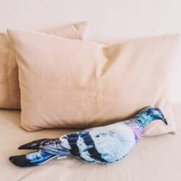 Pigeon Toy Pillow Plush For New Home Decor, Dove Pillow Funny & Crazy Bird Animal Velvet Plushie Kids Room Or Nursery - thumbnail 3