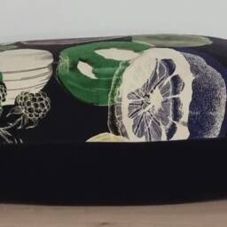 Designers Guild Christian Lacroix Soft Manaos Onyx & Omega Velvet Cushion Cover 35x55 cm - thumbnail 2