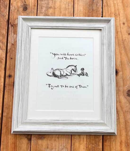 Framed Print From Always Remember - The Boy Mole Fox, Horse & The Storm By Charlie Mackesy