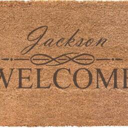 Personalised Doormat Custom Engraved Door Mat Coir Mat Welcome House Warming Gift Home - thumbnail 3