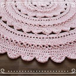 Carpet - Minoux 150 cm in Rose - thumbnail 2