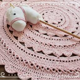 Carpet - Minoux 150 cm in Rose - thumbnail 3