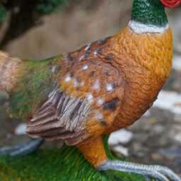 Pheasant Resin Sculpture Home Garden British Game Bird Statue Outdoor Ornament Birds Gift - thumbnail 3