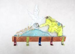 Noah's Ark Rack Jerusalem Judaica Israel Ooak - thumbnail 1