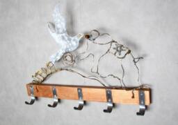 Noah's Ark Rack Jerusalem Judaica Israel Ooak - thumbnail 3