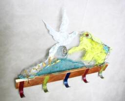 Noah's Ark Rack Jerusalem Judaica Israel Ooak - thumbnail 4