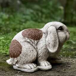Outdoor Bunny Statue Concrete Rabbit Sculpture Cement Animal Figurine Stone Decoration Handmade Ornament Bunny Lover Gift - thumbnail 2