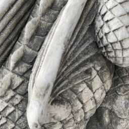 Gothic Dragon Statue Concrete Laying Sculpture Stone Mythical Decoration Handmade Ornament Dragon Lover Gift Yard Art - thumbnail 3