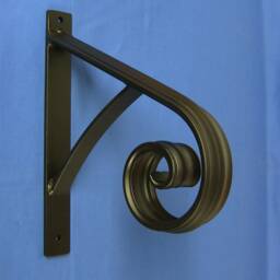 Solid Steel Stair Handrail Wrought Iron Victorian Railing - thumbnail 3