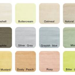 Sheer Linen Curtains. Dusty Peach Color. Rod Pocket Curtain Panel. Handmade Linen Curtains - thumbnail 4