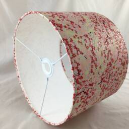 Lampshade - 30 cm X 21 Made With Hand Printed Japanese Chiyogami Paper - thumbnail 4