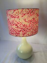 Lampshade - 30 cm X 21 Made With Hand Printed Japanese Chiyogami Paper