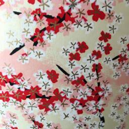 Lampshade - 30 cm X 21 Made With Hand Printed Japanese Chiyogami Paper - thumbnail 2