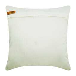 "Designer Beige Bed Pillow Cover 24""x24""/26""x26" - thumbnail 3