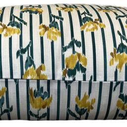 Carolina Irving Carnation Stripe Canary Yellow Cushion Cover Pillow Doublesided - thumbnail 3