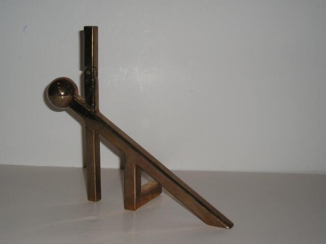 Yoga 1, Bronze, Contemporary Abstract Sculpture - image 1