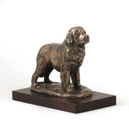 Newfoundland, Dog Wooden Base Statue, Limited Edition, Artdog - thumbnail 1
