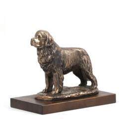 Newfoundland, Dog Wooden Base Statue, Limited Edition, Artdog - thumbnail 2