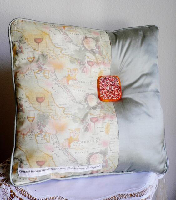Pillow...decorative Pillow...for Wine Lovers ... Decorative Throw Pillow - image 1
