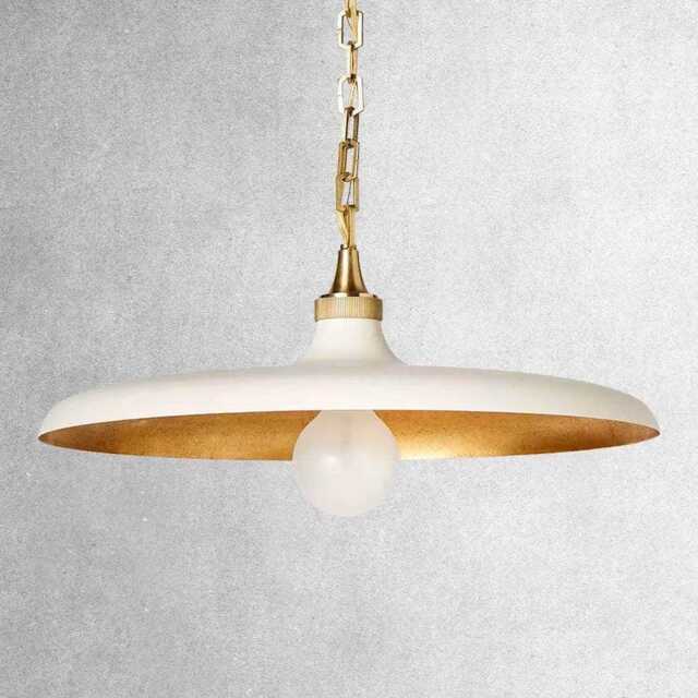 Dome Pendant Light, Brass Ceiling Fixture, Stylish Chandelier Elegant Light - image 1