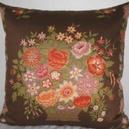"Floral Decorative Pillow Cover-24""x 24" - thumbnail 2