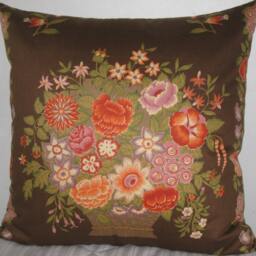 "Floral Decorative Pillow Cover-24""x 24" - thumbnail 3