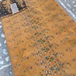 Premium Reversible Cotton Kantha Quilt Blanket - Soft Handmade Bedding Throw For Bedroom & Home D??cor - thumbnail 4