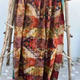 Premium Reversible Cotton Kantha Quilt Blanket - Soft Handmade Bedding Throw For Bedroom & Home D??cor - thumbnail 3