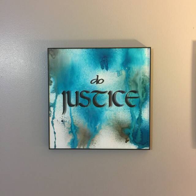 Lawyer Gift - Attorney Office Art Original Justice Law Decor Judge Wall - image 1