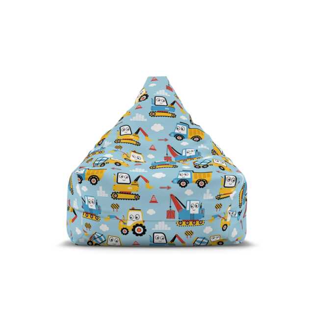 Construction Trucks/Diggers Bean Bag Kids Bean Bag Chair Cover Vehicles - image 1
