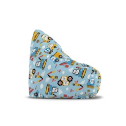 Construction Trucks/Diggers Bean Bag Kids Bean Bag Chair Cover Vehicles - thumbnail 3
