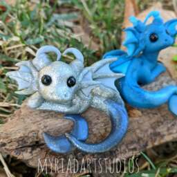 Made To Order Custom Merdragons - Polymer Clay Sculpture - thumbnail 3