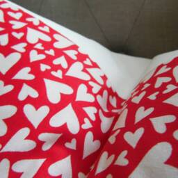Anniversary.pillow Cover.slipcovers. Pillow Covers.toss Pillow.throw Pillows.home Decor.accents.red.hearts.sofa Cushions.cushion Covers - thumbnail 2