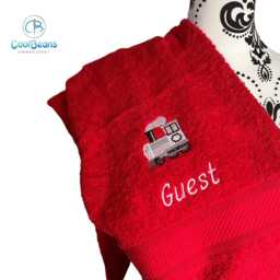 Train Towel - Personalised Face Cloth/Hand Bath - thumbnail 4