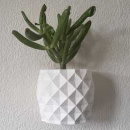 Geometric Wall Planter Eco-Friendly Plant Pot For Vertical Garden - thumbnail 1